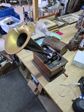 Thomas A Edison Standard Phonograph - Works