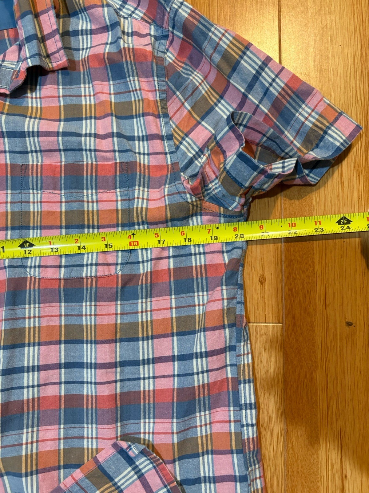 Grayers Lightweight Plaid Button Down Short Sleev… - image 4