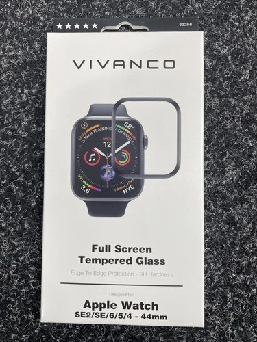 Apple Watch Full Screen Tempered Glass (SE2/SE/6/5/4)  - 44mm