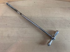 LUDWIG 60s Vtg Club Date Bass Drum TENSION T-ROD Part Chrome Faucet Head 7-inch