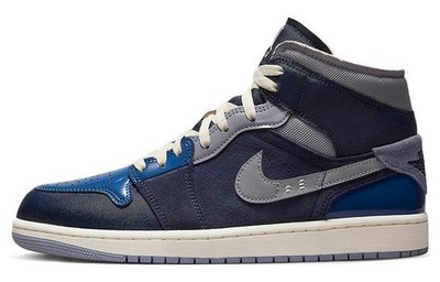 Jordan 1 Mid Se Craft Obsidian French Blue Ashen Slate White  display picture 2