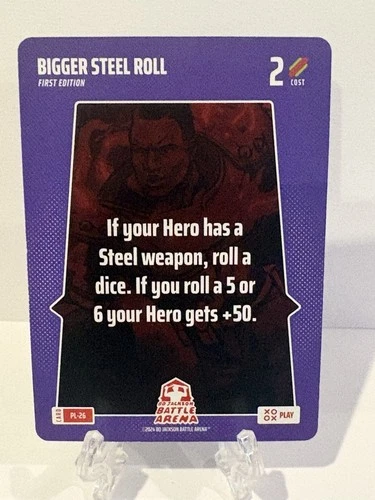 Bo Jackson Battle Arena Alpha Edition #PL-26 Bigger Steel Roll SP Play