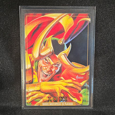 SkyBox Marvel Masterpieces '92 Platinum Clear Cut #50 Loki 2024 Joe Jusko