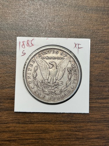 1885 S Morgan silver dollar XF #s36 GENUINEGUARANTEE