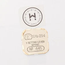 Felsa F294 Watch Setting Lever Spring Set Bridge New Old Stock  (C19R1)
