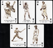 ALL-TIME HOMESTEAD GRAYS (5) CARD LOT - GIBSON/BELL/WILLIAMS/LEONARD/WILSON