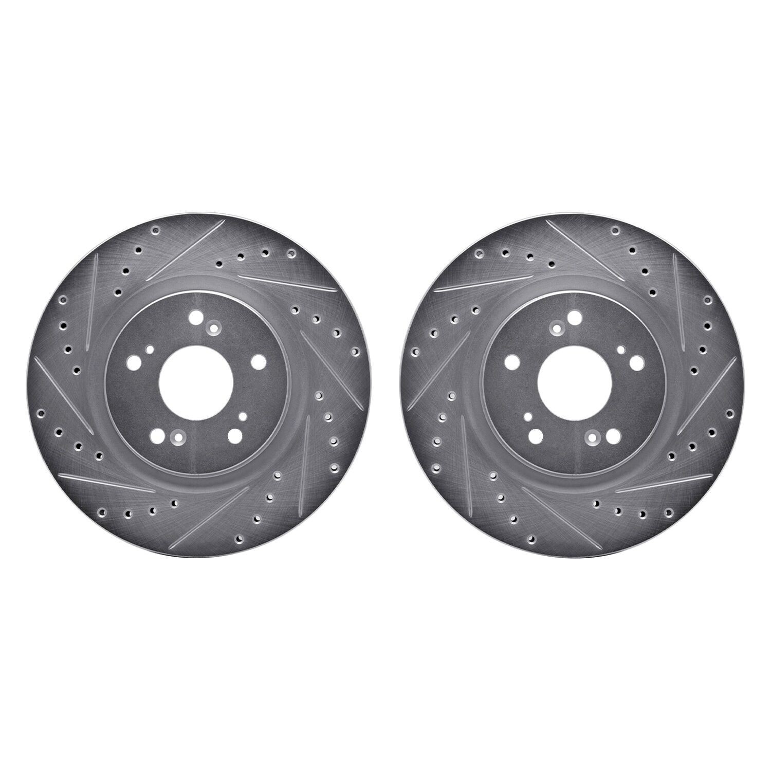 For Acura NSX 97-05 R1 Concepts Drilled & Slotted Rear Brake Rotor Set