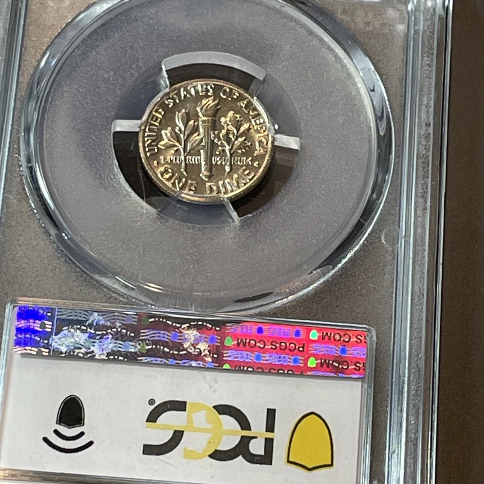 A Lot of a 1973 Roosevelt Dime PCGS MS65 & 5-1903 V Nickels - Image 4 of 4