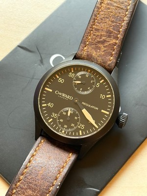 Christopher Ward C8 Regulator 44mm PVD Black Box & Papers No. #26