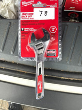 Milwaukee 150mm (6in) Adjustable Wrench Chrome Plated Rust Protection 48-22-7406