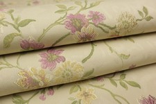 Möbelstoff Luxus bestickt Baumwolle Viskose Bezugsstoff Polsterstoff Dekostoff