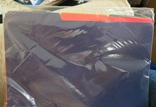 OFFICE DEPOT  BRAND 2-TONE FILE FOLDERS, 1/3 CUT, LETTER SIZE,PACK OF 24 - RED