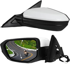Left Driver Side Door Mirror for Honda Civic 2016-2021 Power Mirror 3-Pin
