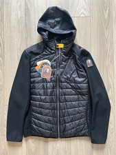 Parajumpers Nolan Hooded Jacket - Mens UK Large - Black £365 RRP BNWT