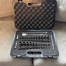 Snap On 51 Piece 3/8” Drive Socket Metric SAE GENERAL SERVICE SET 251FSMBFR NEW