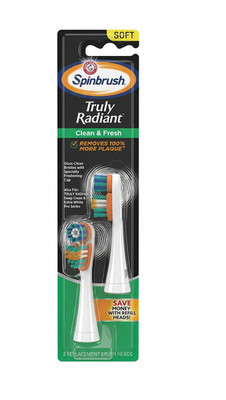 Arm & Hammer Spinbrush Soft Truly Radiant Deep Clean Brush Heads