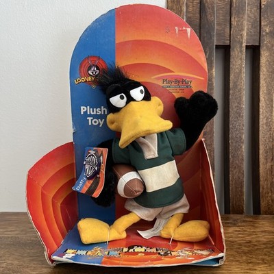 Looney Tunes Daffy Duck Plüsch American Footballer in OVP 1998 WB selten 