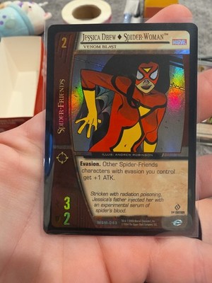 2004 VS System Marvel Web of Spider-Man Jessica Drew - Spider-Woman MSM-043 FOIL