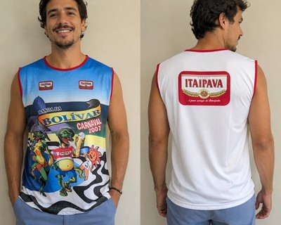 Carnival Rio De Janeiro T-Shirt 2007 Bloco Banda da Bolívar Itaipava
