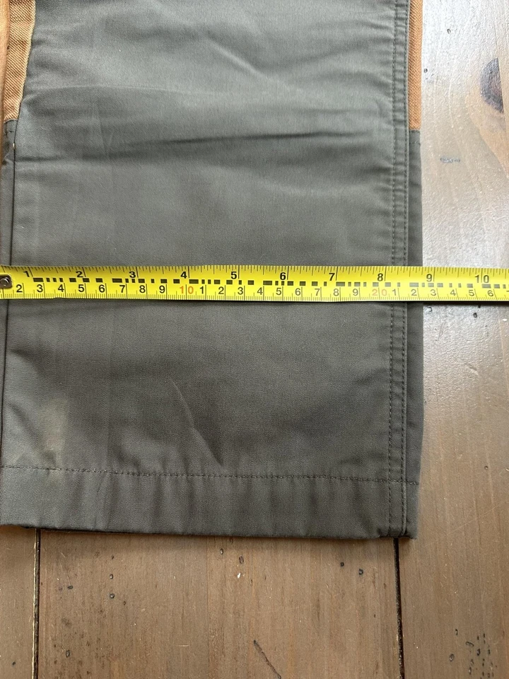 Брюки коричневые мужские 34x32 коричневые оливковые возвышенности охотничья щетка усиленный холст - Изображение 3 из 4