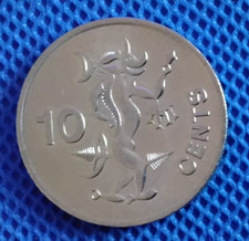 Solomon islands 10 Cent coin 1977 Uncirculated condition Queen Elizabeth II