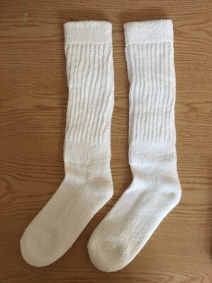 New Bundle of 2 Hooters Girl Uniform Scrunchie Socks White One Size