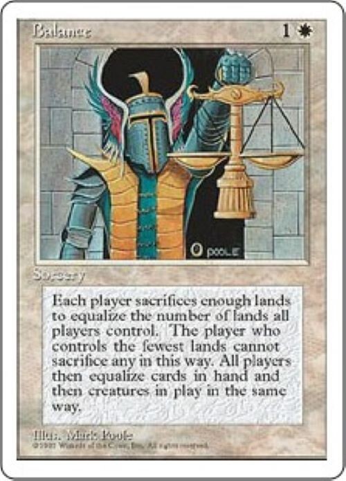 MTG Balance 天秤 [IE] BGS9 MINT MTG 4th Edition - Balance (x3) | eBay