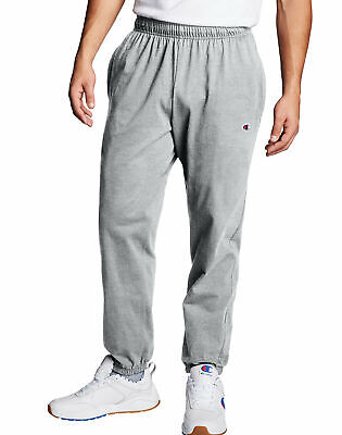 Champion Authentic Men's Athletic Pants Closed Bottom Jersey Sweatpants ...