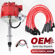 232 258 HEI Ignition Distributor & Wireset For JEEP CJ5 CJ7 INLINE 6 4.2L 6 CYL