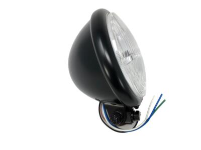 Highway Hawk Headlight 5 1/2'' ''Bates Style'' (1pc) with E-mark H4 12V60