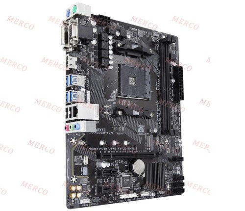 For Gigabyte Technology GA-A320M-S2H Desktop computer motherboard,AMD,AM4 socket - Picture 2 of 5
