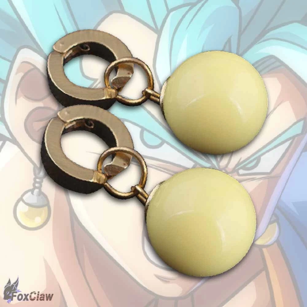 ABYstyle - Dragon Ball Orecchini Potalas Set 2 - Replica Unisex A Clip Con Sfere In Resina, 5,5 Cm - 6
