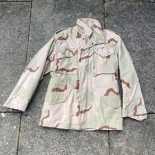 US Army Surplus Issue DCU Desert Tri Colour M65 Cold Weather Jacket Camouflage