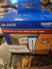 Genuine Brother DK-2205 Continuous Length Paper Tape 2.4inx100ft NEW IN BOX