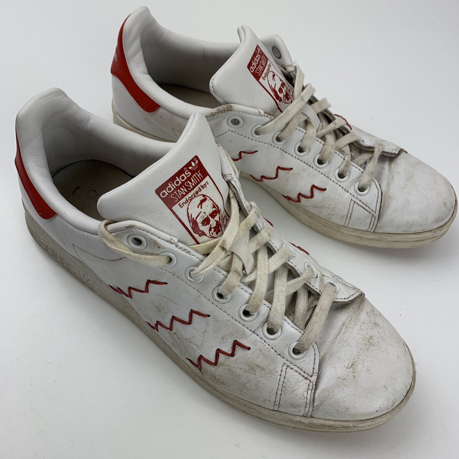 stan smith zig zag blue