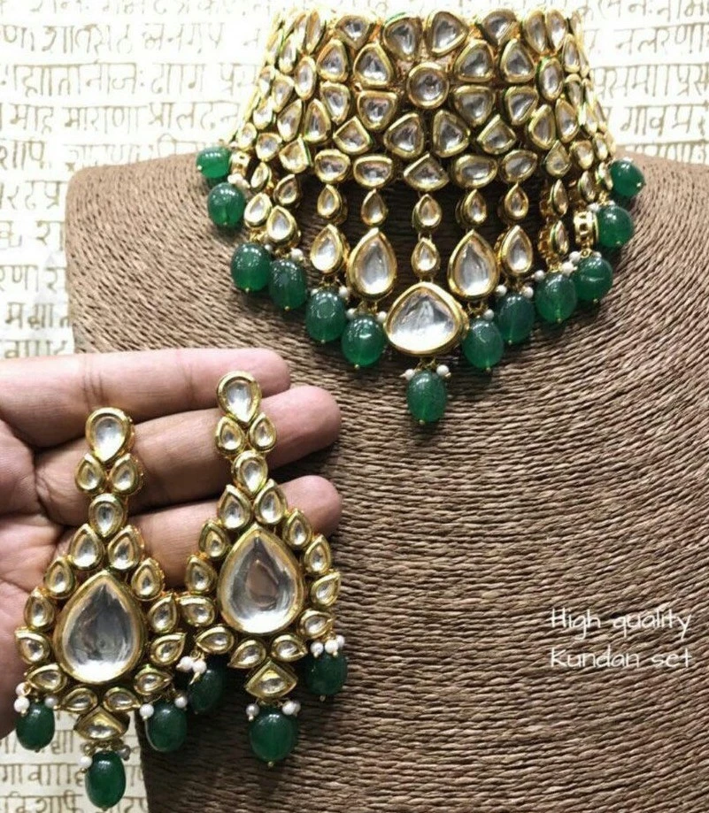 Original kundan hotsell set