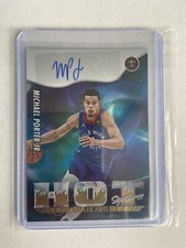 2022-23 NBA Hoops Michael Porter Jr Hot Signatures Auto Champion