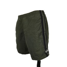 VTG 90s Quiksilver Olive Green Short Board Shorts Beach Summer Surf Sz S Nylon