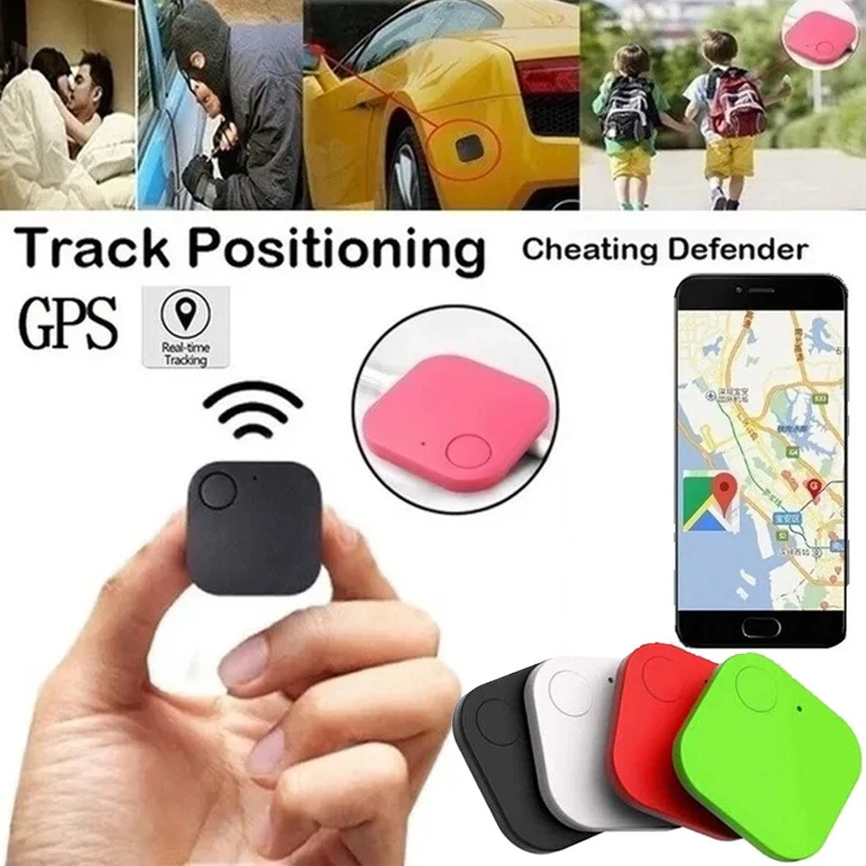 4-Pack Mini GPS Tracker Wireless Bluetooth Anti-Lost Key Pet Locator Finder Tag - Image 3 of 4