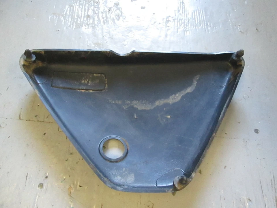 OEM KAWASAKI CUBIERTA LATERAL IZQUIERDA TANQUE DE ACEITE 1976 - 1979 KD175 / KE175 36001-1051 Foto 3 de 4