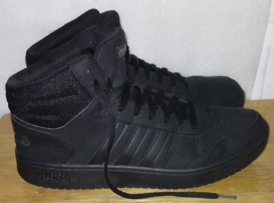 Adidas Hoops 2.0 Mid Mens Basketball Shoes Sneakers FV7229 Men’s Sz 10 Adidas Hoops 2.0 Mid Black for sale | eBay main image 3