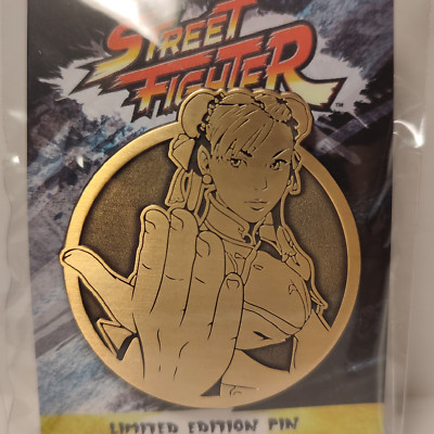 Street Fighter Chun Li Limited Edition Enamel Pin Official SF