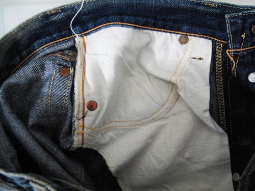 HOT VTG 90's Men's JOE McCOY @ LOT 915 SELVEDGE JP Denim Jeans 33x36 (Fit 31x32) - Picture 14 of 16