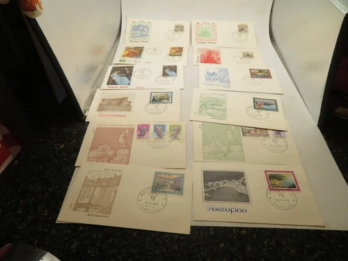 LOT  12  -Italy  1974 & 1975  FIRST DAY COVERS Unaddressed