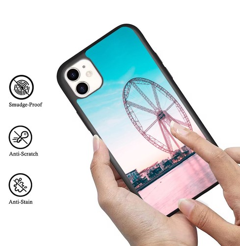 For iPhone SE XS XR Max 5 6 7 8 Plus Theme Park Ferris Wheel Anti scratch Cover - Picture 10 of 25