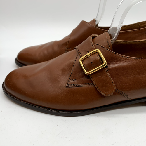 Russell & Bromley leather loafers shoes UK 7.5 EU40.5 VGC tan classic Vintage - Picture 4 of 12