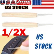 0.7mm/1.3mm Bridge Pin Hole Slotting Saw Kit for Guitar Repair Tool USA