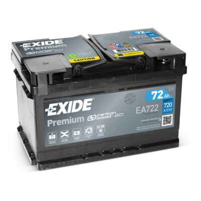 Exide EA722 Premium Carbon Boost 12V 72Ah 720A Autobatterie inkl. 7,50   Pfand