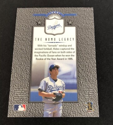 1997 Leaf Legacy Baseball Hideo Nomo - #360 Los Angeles Dodgers