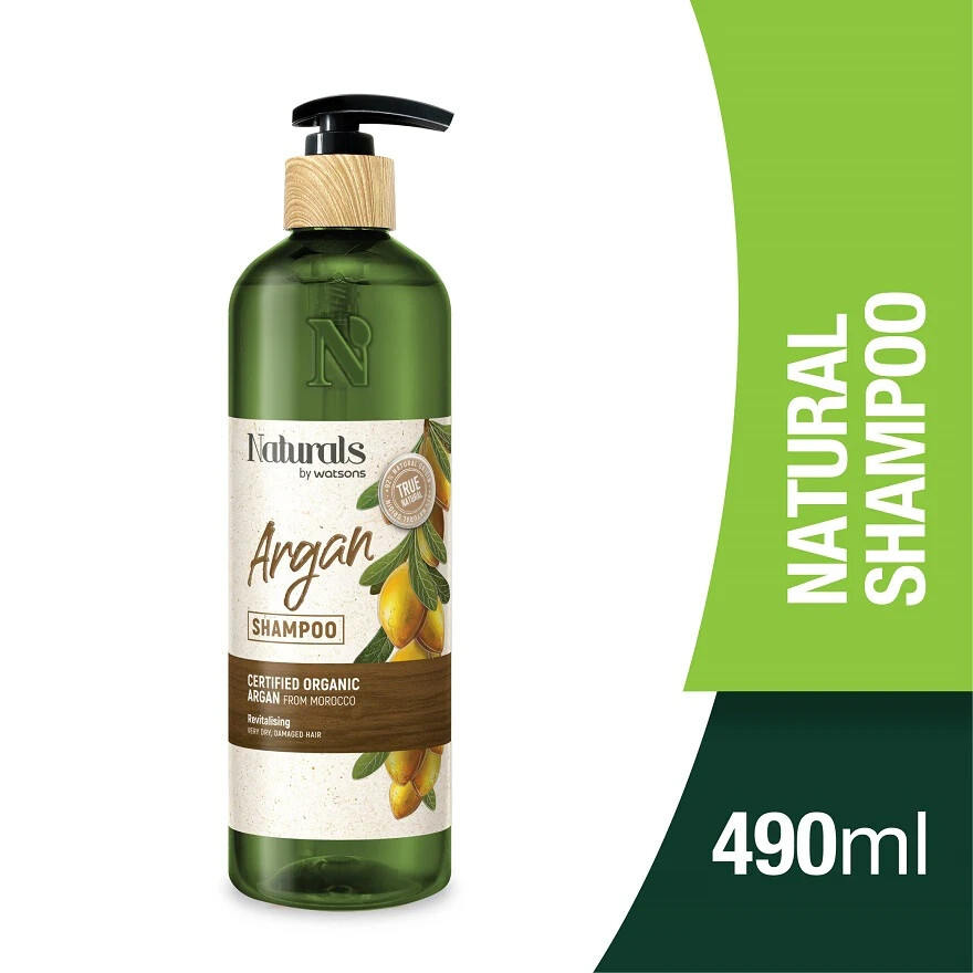 Naturals by Watsons Argan Oil Shampoo 490ml
